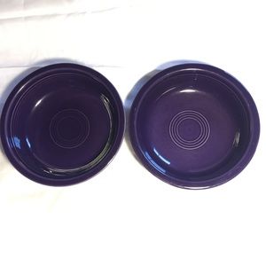 Fiestaware soup/ cereal coup bowls lot of 2